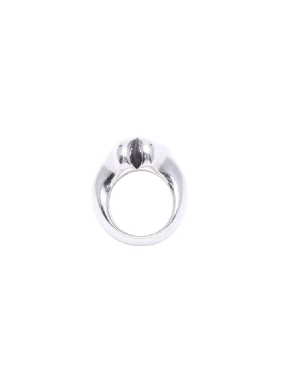 Chrome Hearts Lip Tongue LG Lip & Tan Large Ring Weig… - Gem